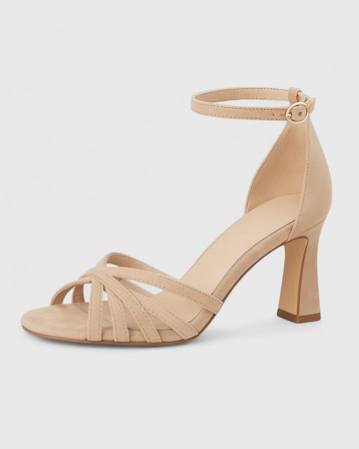Elegant Occasion Real Leather Heels