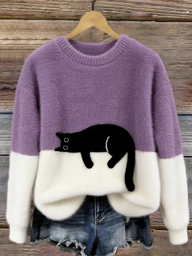 LUNA™ | Soft Oversized Cat Sweater