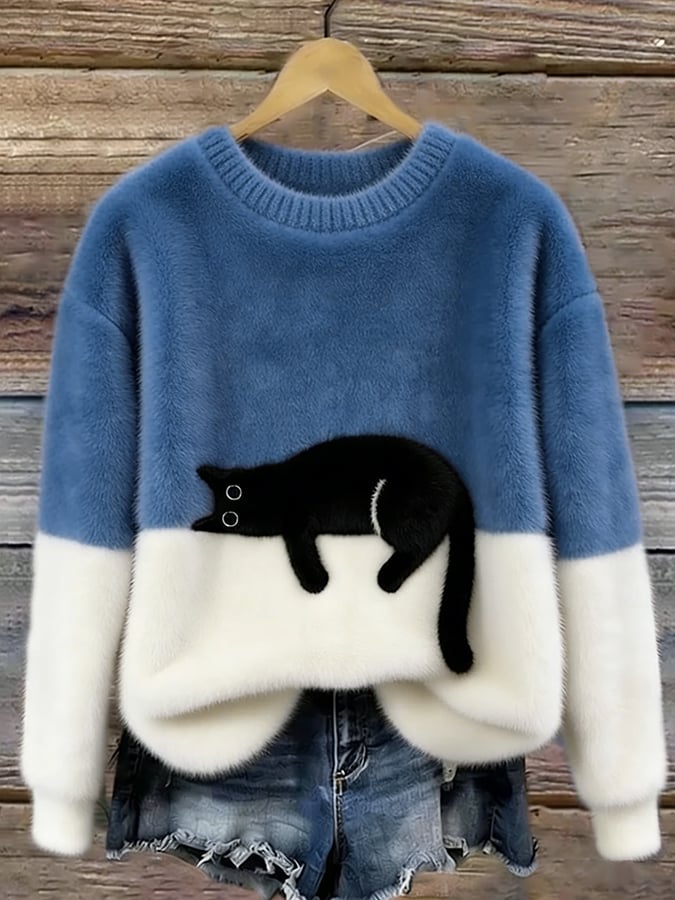 LUNA™ | Soft Oversized Cat Sweater