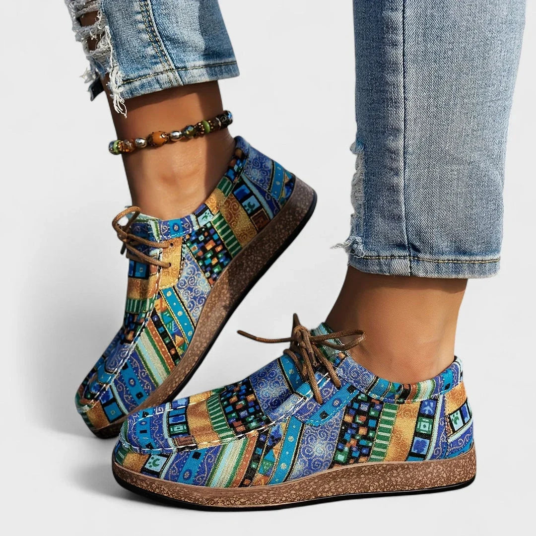 Rebecca | Comfortable Patterned Sneakers