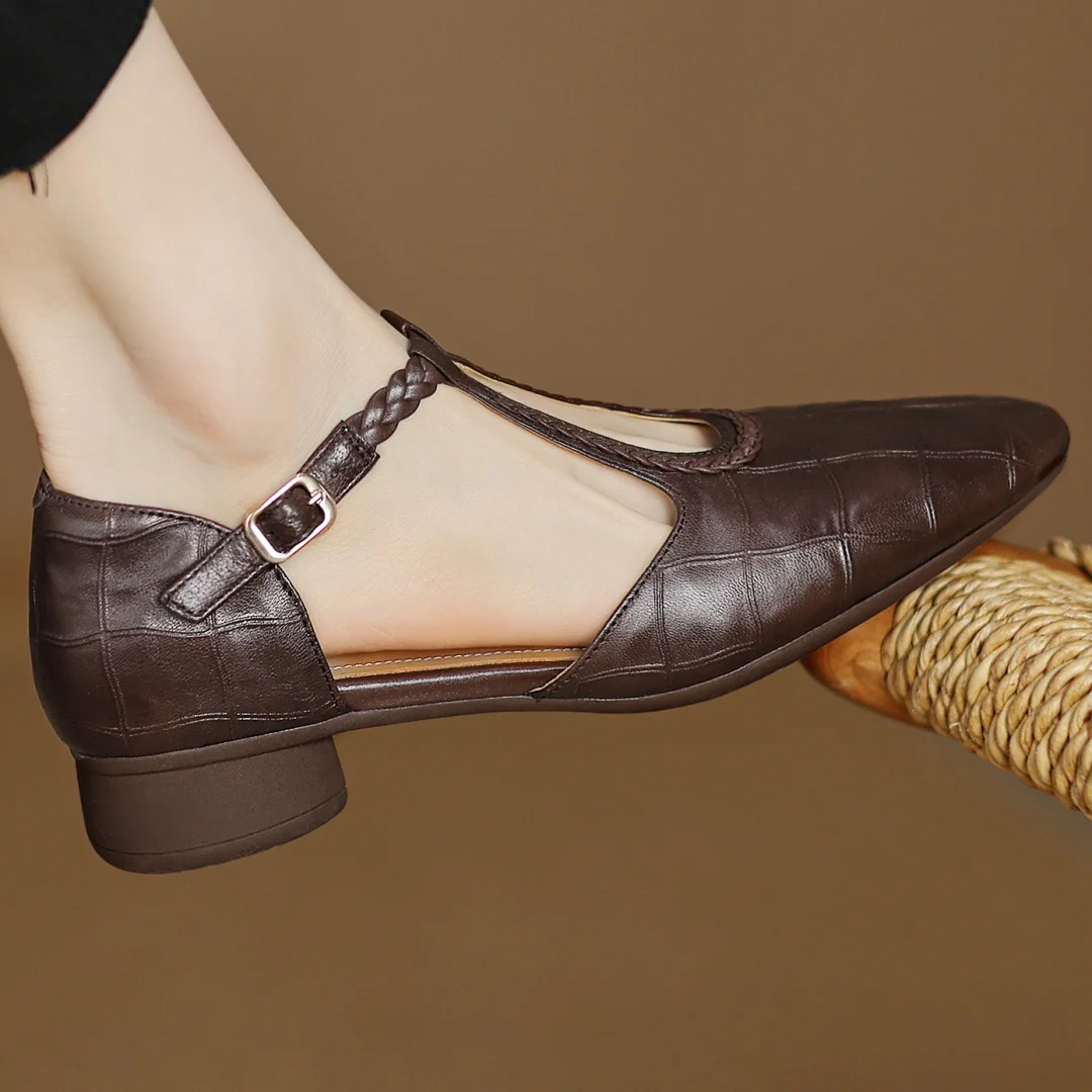 Real Leather Mary Janes