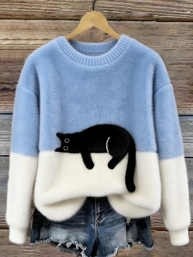 LUNA™ | Soft Oversized Cat Sweater