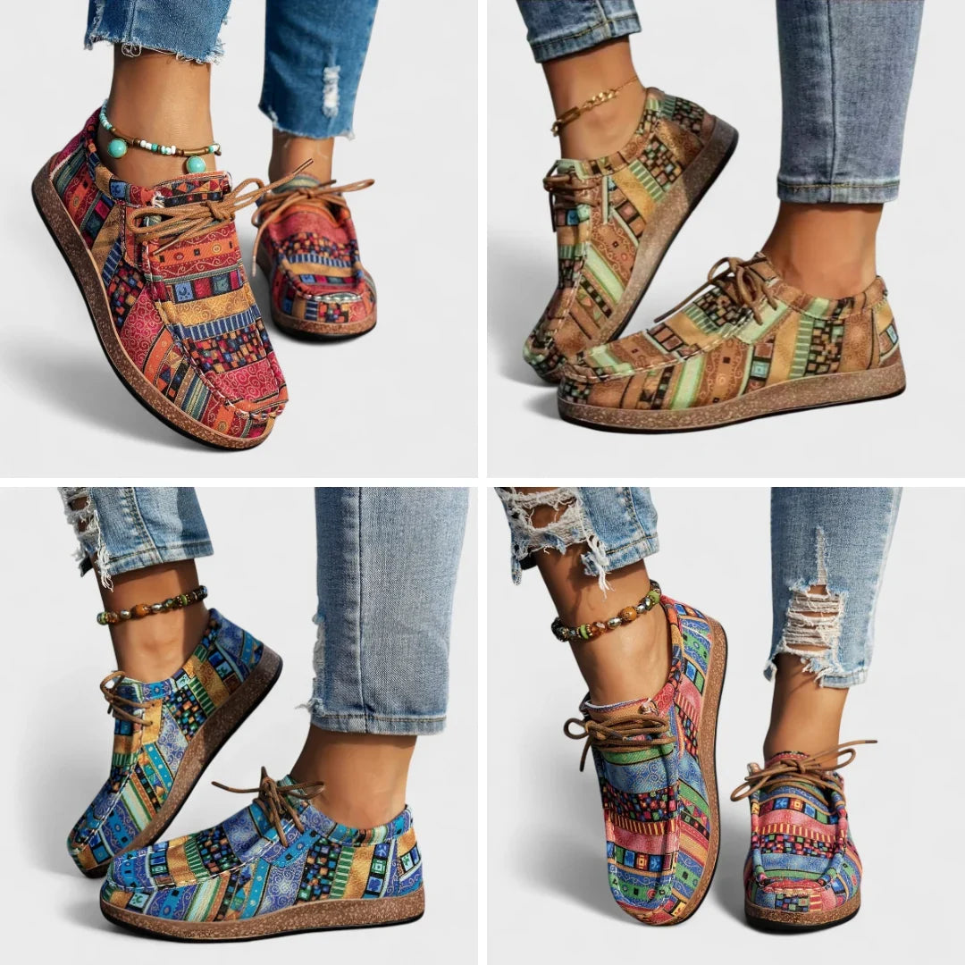 Rebecca | Comfortable Patterned Sneakers