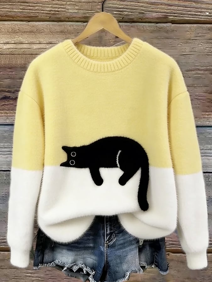 LUNA™ | Soft Oversized Cat Sweater