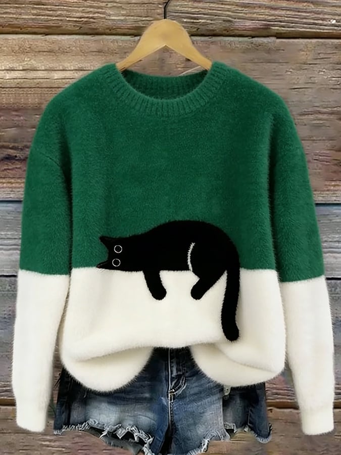 LUNA™ | Soft Oversized Cat Sweater