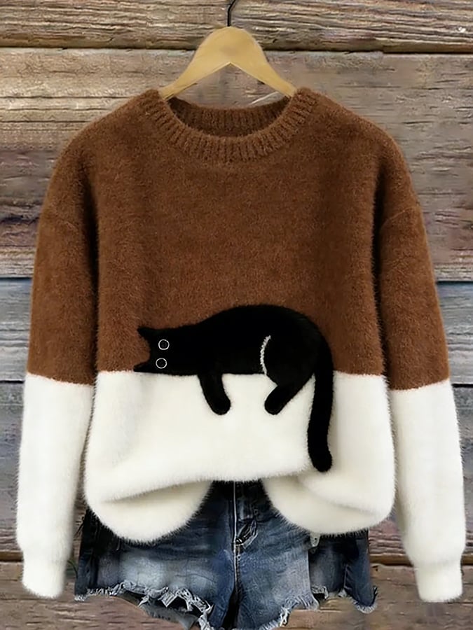 LUNA™ | Soft Oversized Cat Sweater
