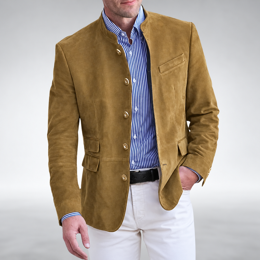 Armando™ | Elegant Men's Suede-Effect Jacket