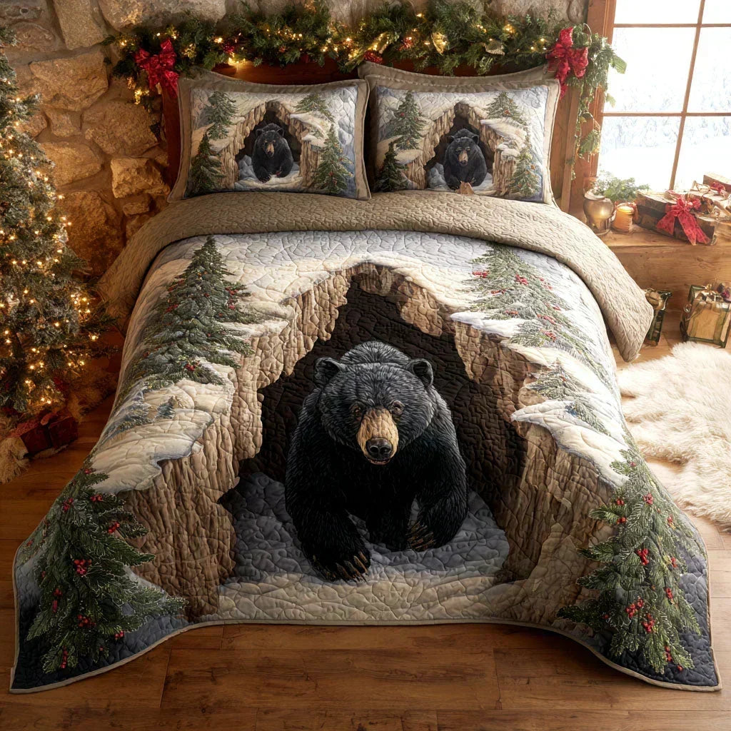 3-Piece Quilted Bedding Set – Vacation Retreat