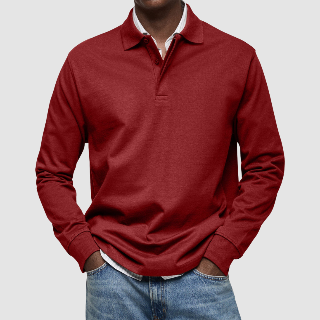 Bradford™ casual long sleeve polo