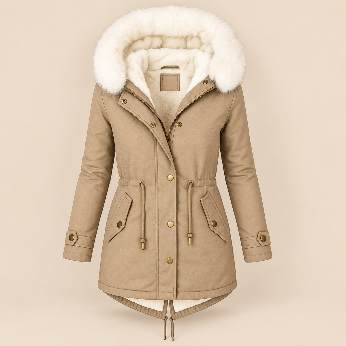Albane | Elegant Long Winter Parka