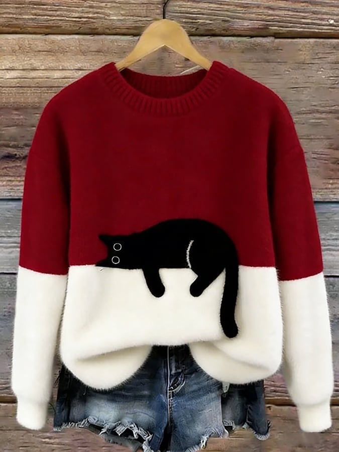 LUNA™ | Soft Oversized Cat Sweater