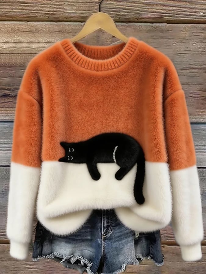LUNA™ | Soft Oversized Cat Sweater