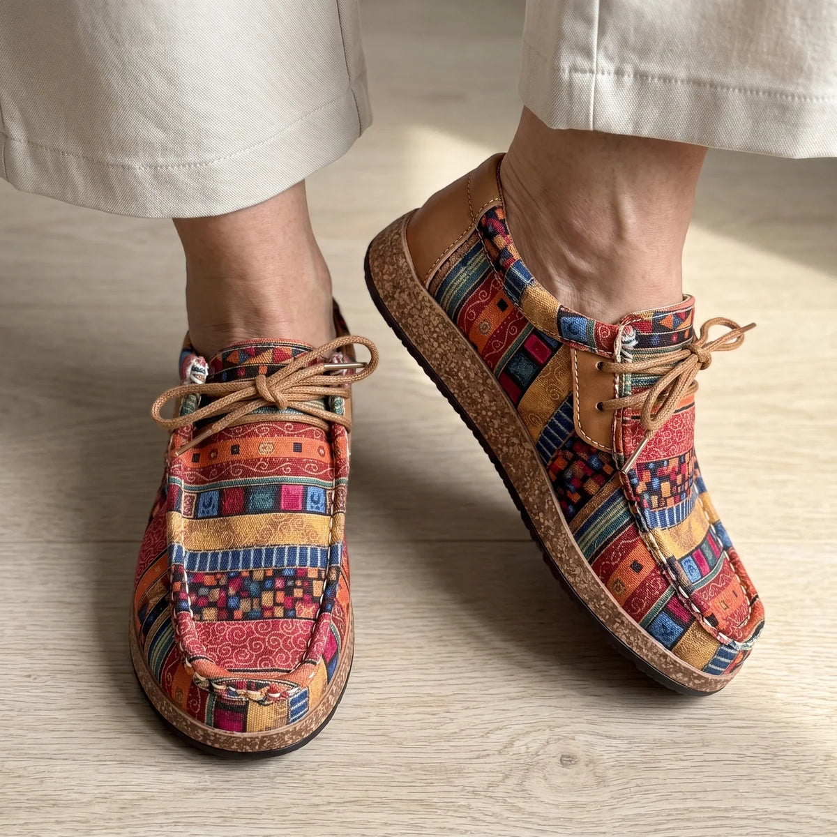 Rebecca | Comfortable Patterned Sneakers