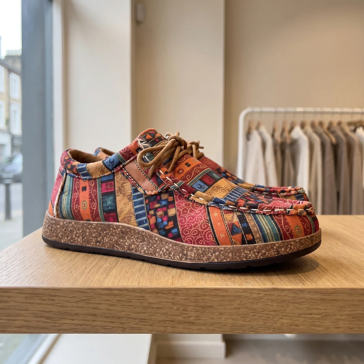 Rebecca | Comfortable Patterned Sneakers