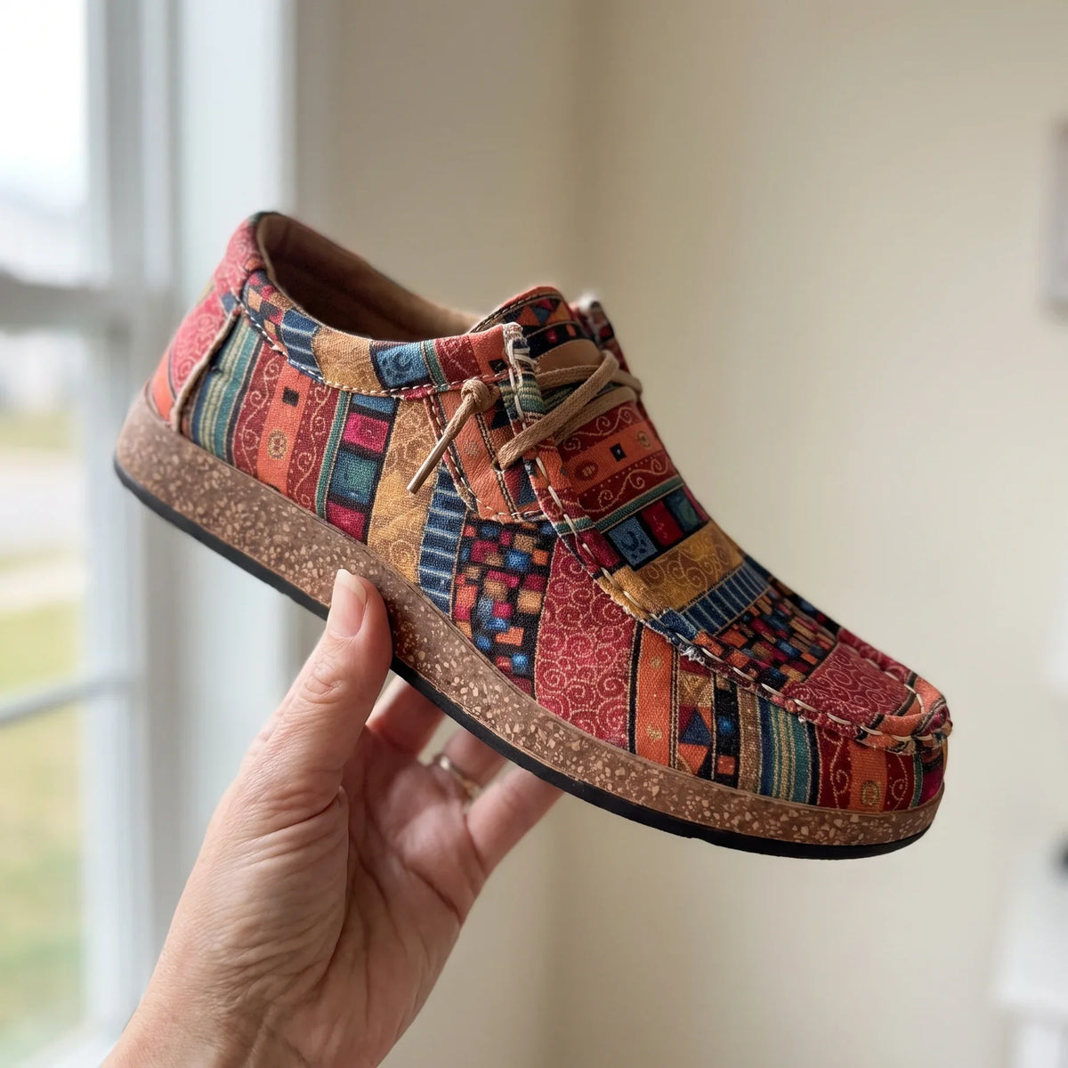 Rebecca | Comfortable Patterned Sneakers